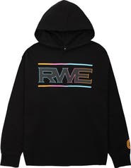 OVERTIME Elite RWE Oversize Raw Edge Tie Dye Logo Hoodie