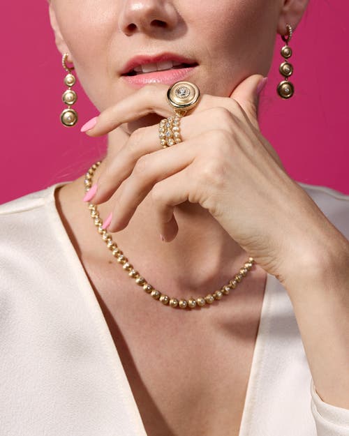 Campbell + Charlotte Evolve Cocktail Ring In Gold