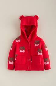Tucker + Tate Pattern Hooded Cardigan Sweater