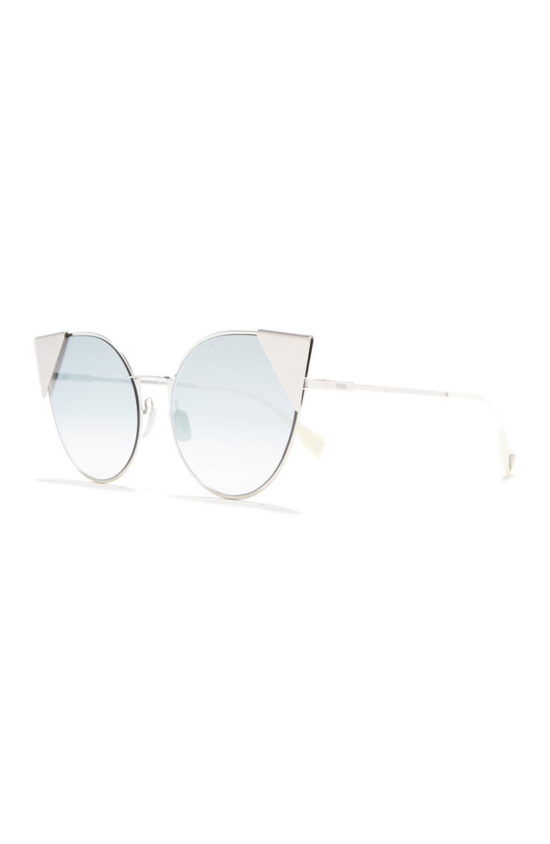 Fendi 57mm Lei Cat Eye Sunglasses, Alternate, color,