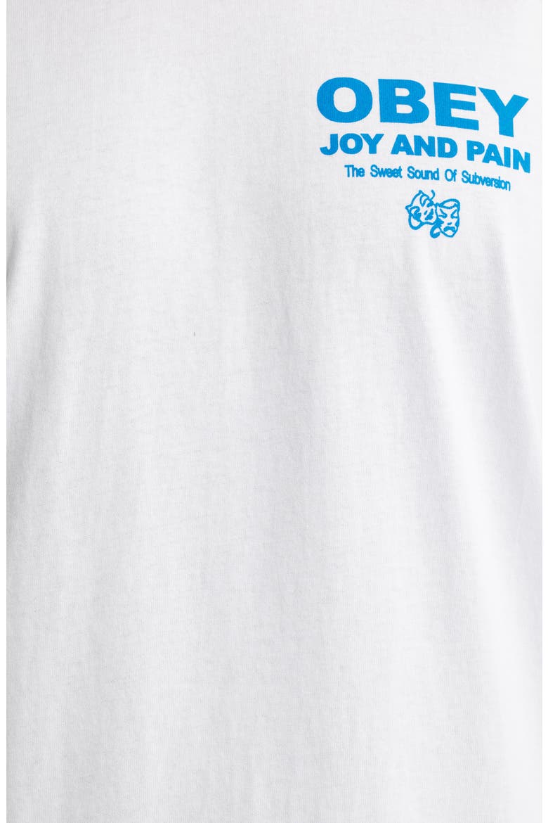 Joy & Pain Cotton Graphic T-Shirt, Alternate, color, WHITE