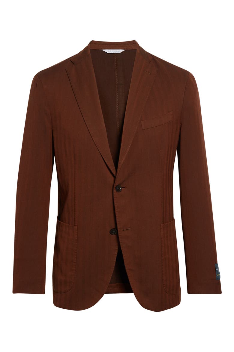 K-Jacket High Performance Virgin Wool Sport Coat, Alternate, color, RUST