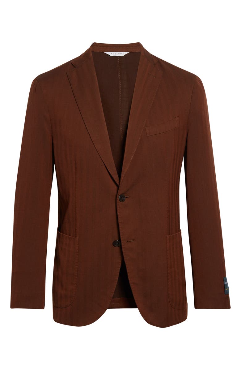 Boglioli K-Jacket High Performance Virgin Wool Sport Coat, Alternate, color, Rust