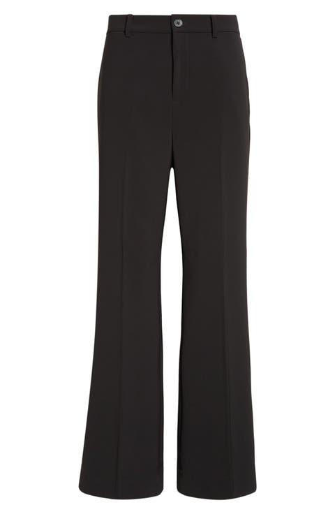 City Crepe Straight Leg Pants