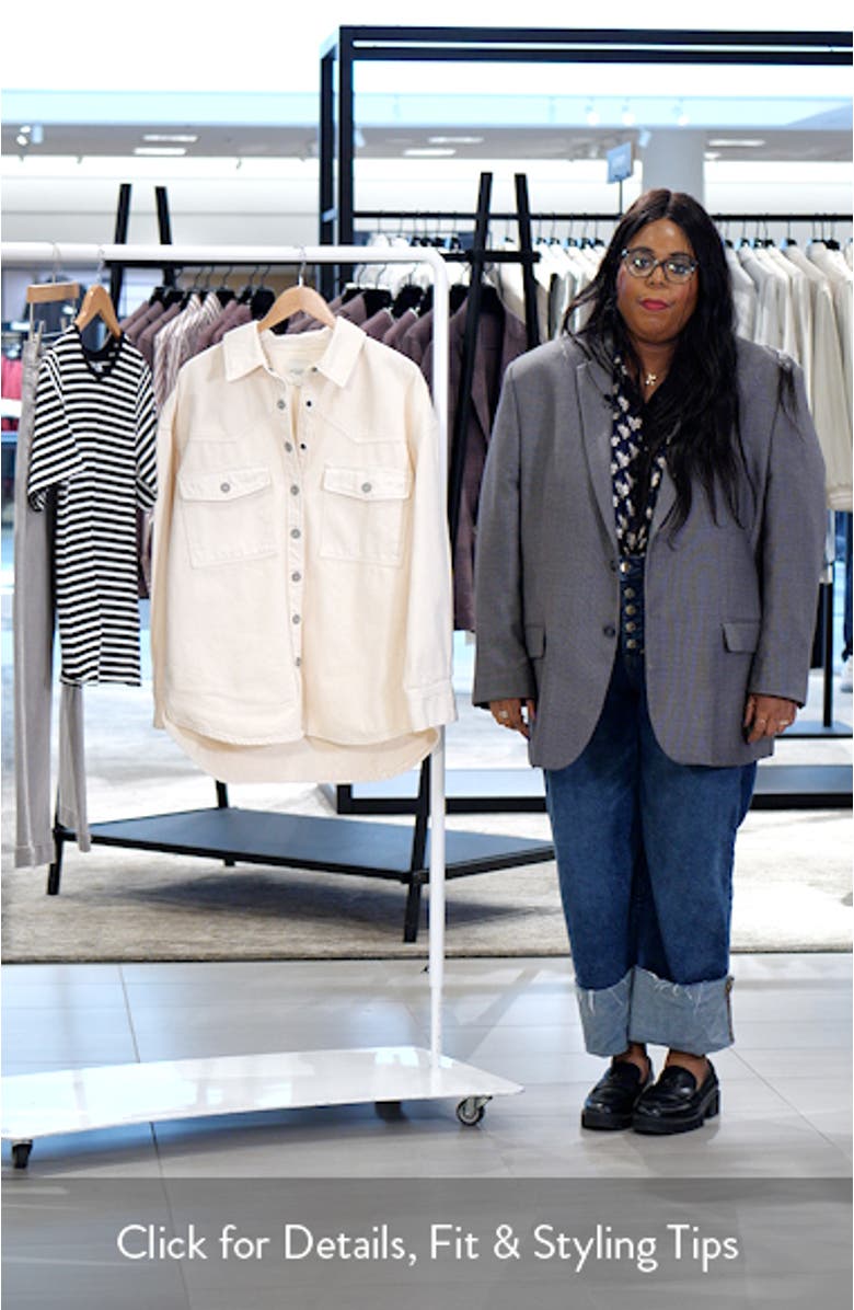 Oversize Western Denim Shirt, sales video thumbnail