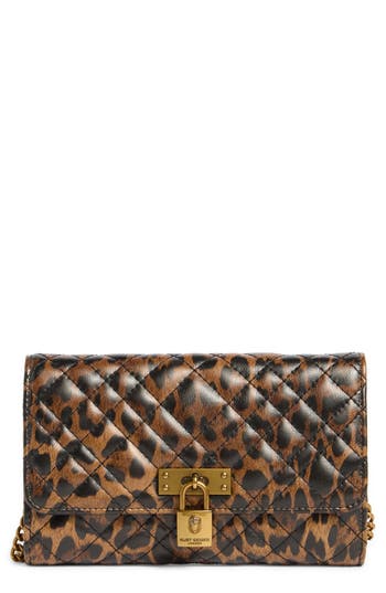 Kurt Geiger London Brixton Wallet On A Chain In Brown