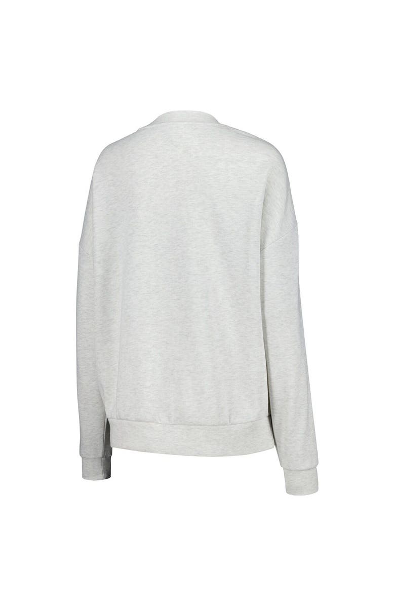 GAMEDAY COUTURE Women's Gameday Couture Ash Florida Gators Team Effort Pullover Sweatshirt & Shorts Sleep Set, Alternate, color, Ash