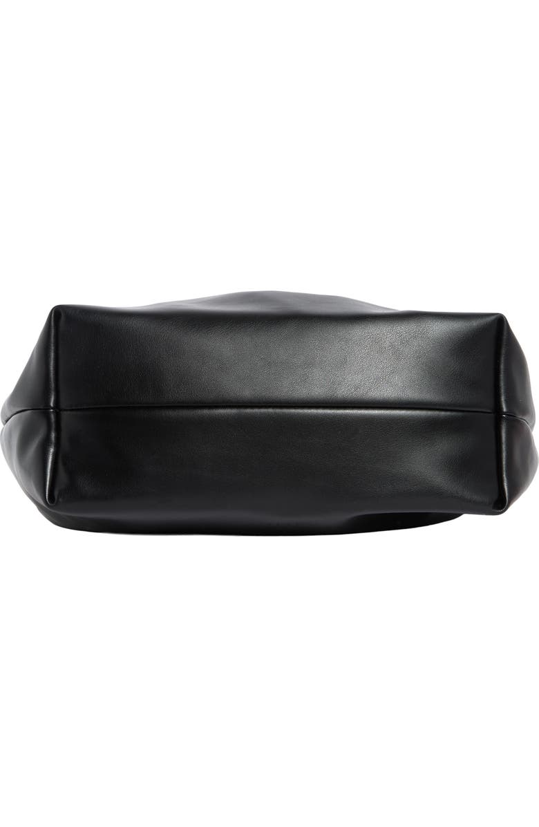BCBG Chain Water Repellent Shoulder Bag, Alternate, color, Black
