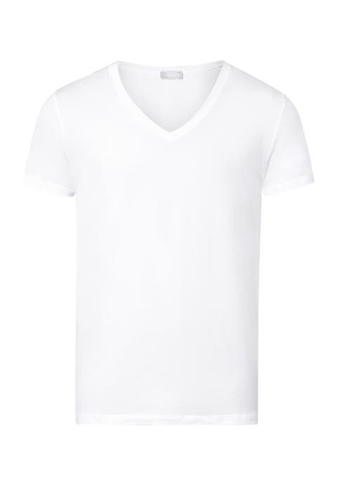 Cotton Superior Fitted V-Neck Cotton T-Shirt