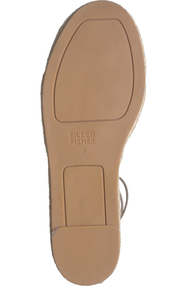 Eileen Fisher Lace Espadrille, Alternate, color, Platinum