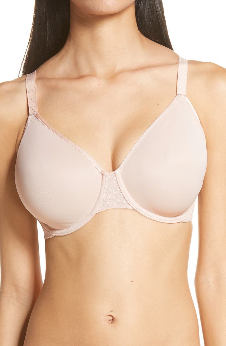 Wacoal Back Appeal<sup>™</sup> Underwire Minimizer Bra, Main, color, Crystal Pink