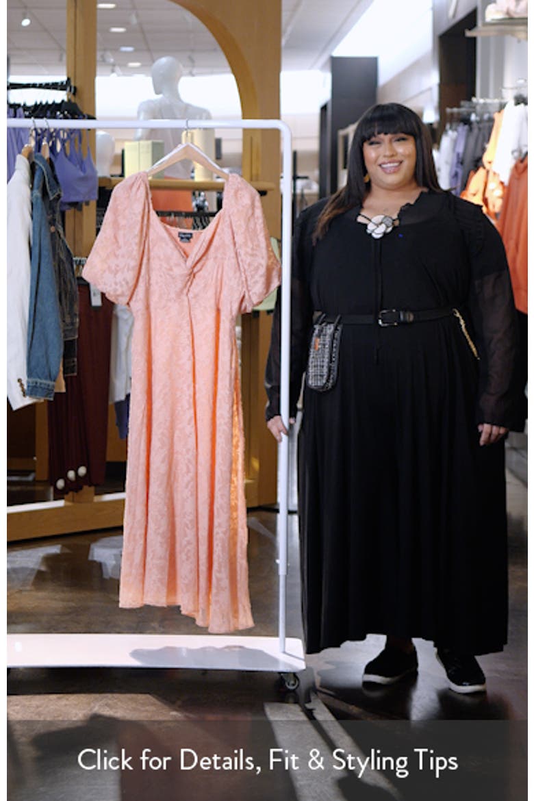 Inez Floral Cutout Puff Sleeve Dress video