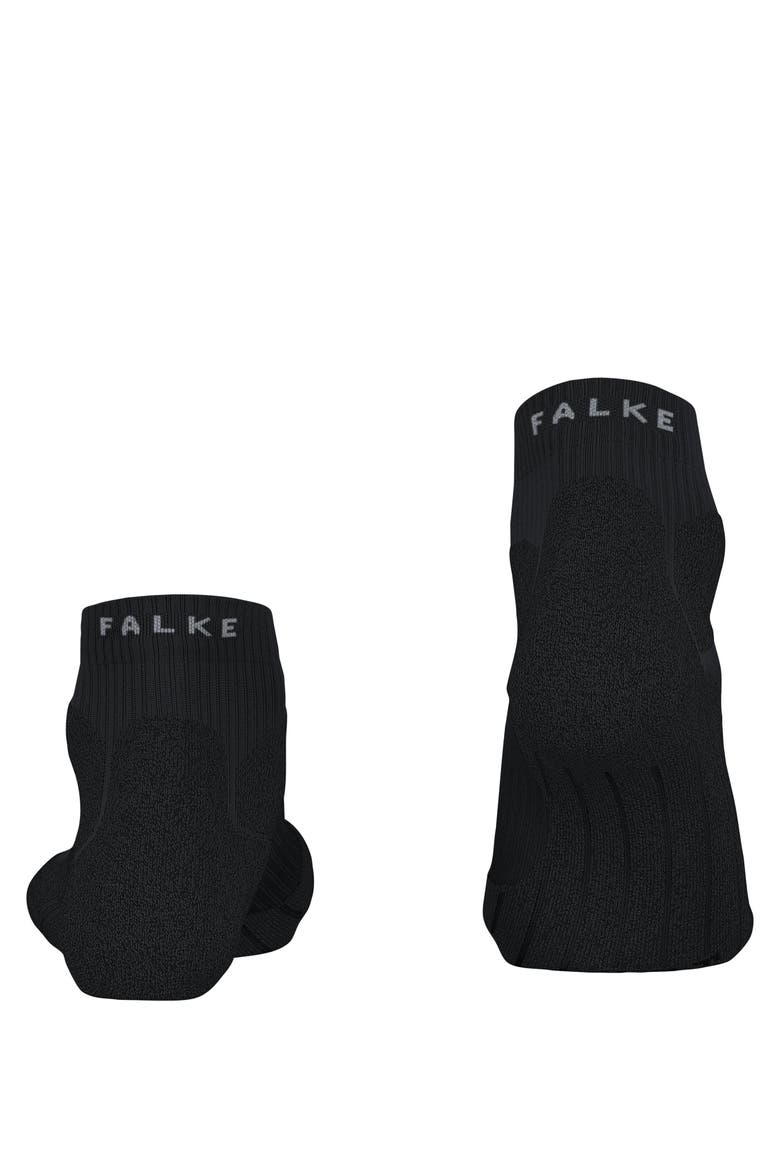RU Trail Stabilizing Running Socks, Alternate, color, Black-Mix