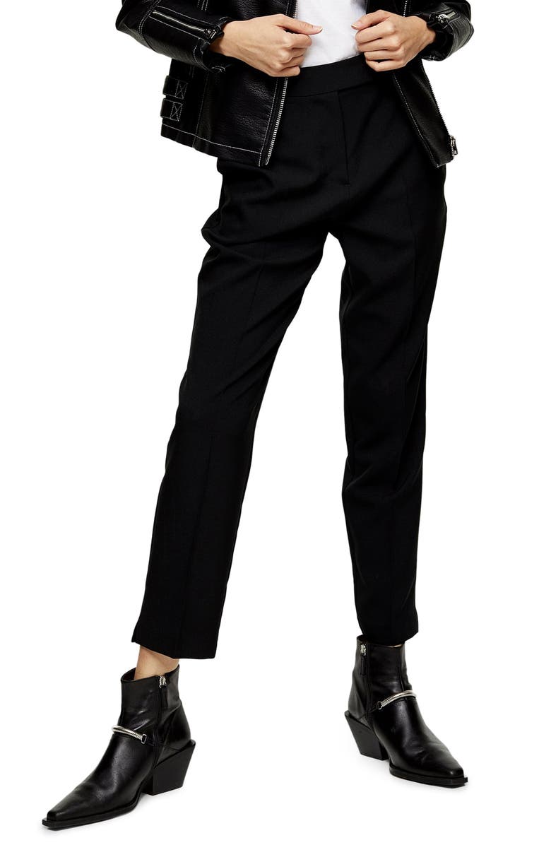 Topshop Markie Cigarette Trousers, Main, color, 