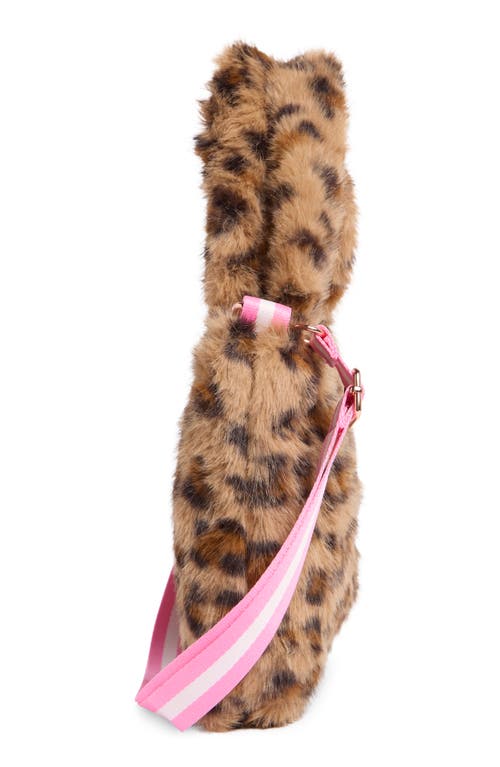 Piper & Jax Kids' Faux Fur Leopard Tote In Multi