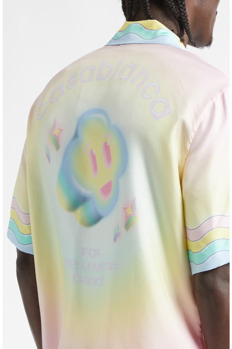 For the Love of Dance Silk Camp Shirt, Alternate, color, FOR THE LOVE OF DAN