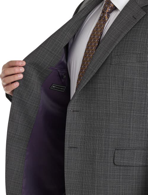 JV REFLEX JV REFLEX BIG & TALL MICRO GRID SUIT JACKET 