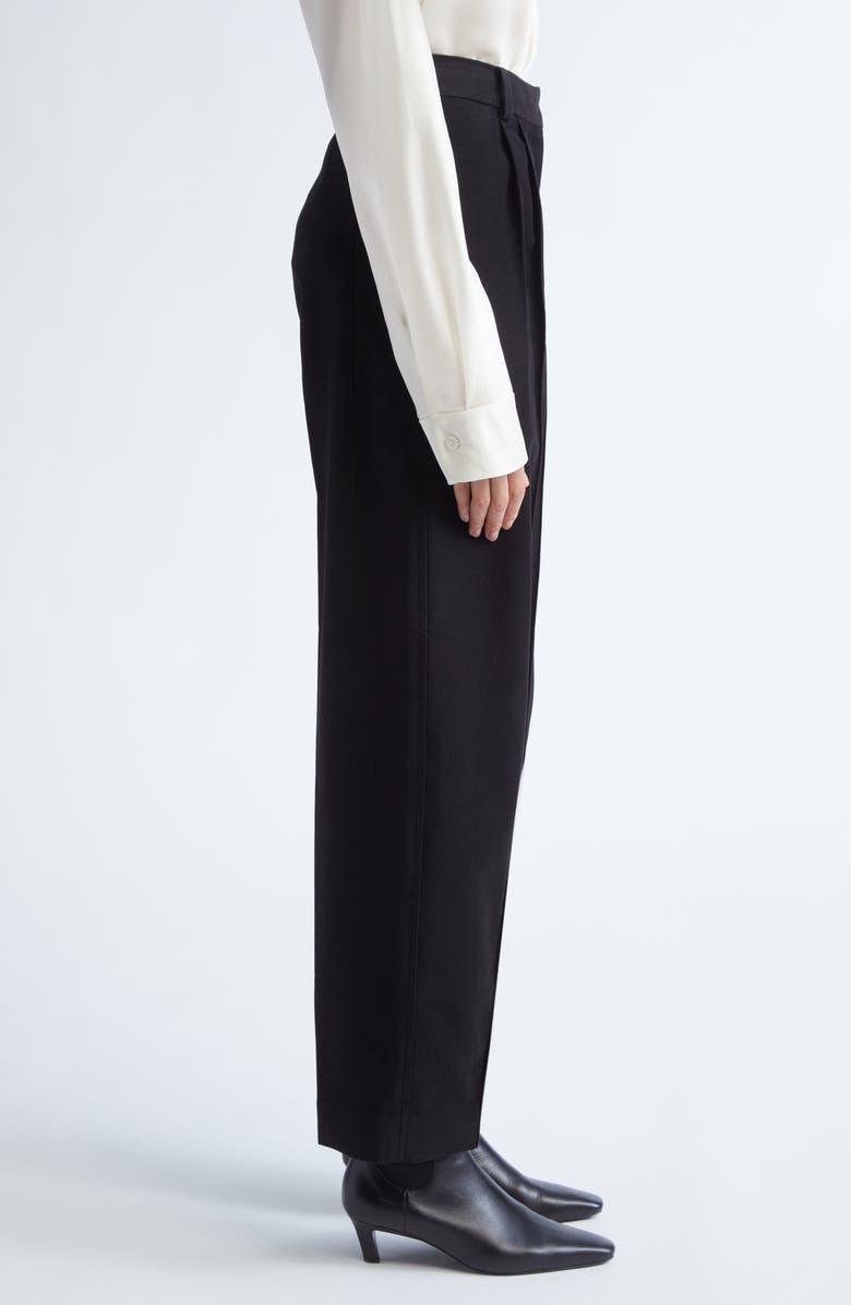 GIA STUDIOS Xanthe Cotton Trousers, Alternate, color, Black