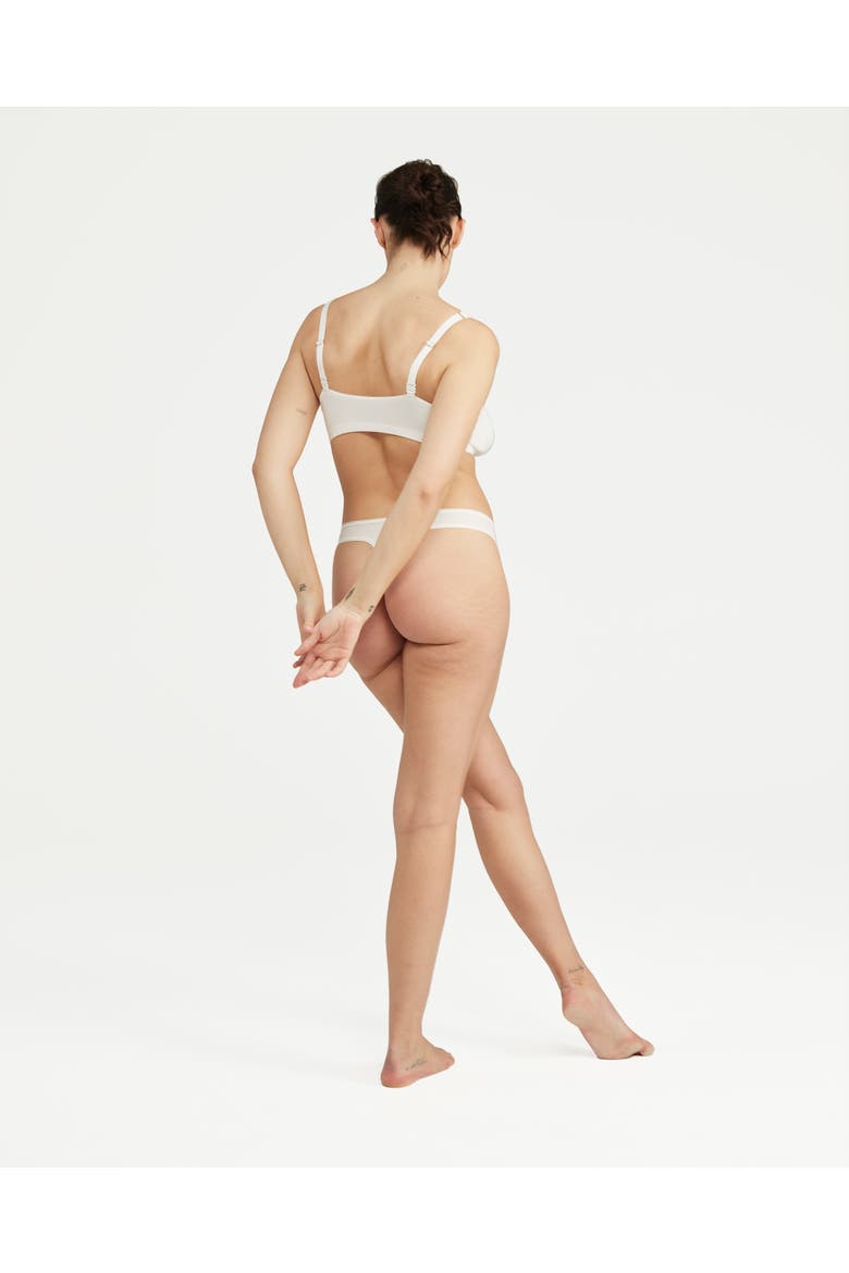 The Stretch Scoop Neck Bralette, Alternate, color, White