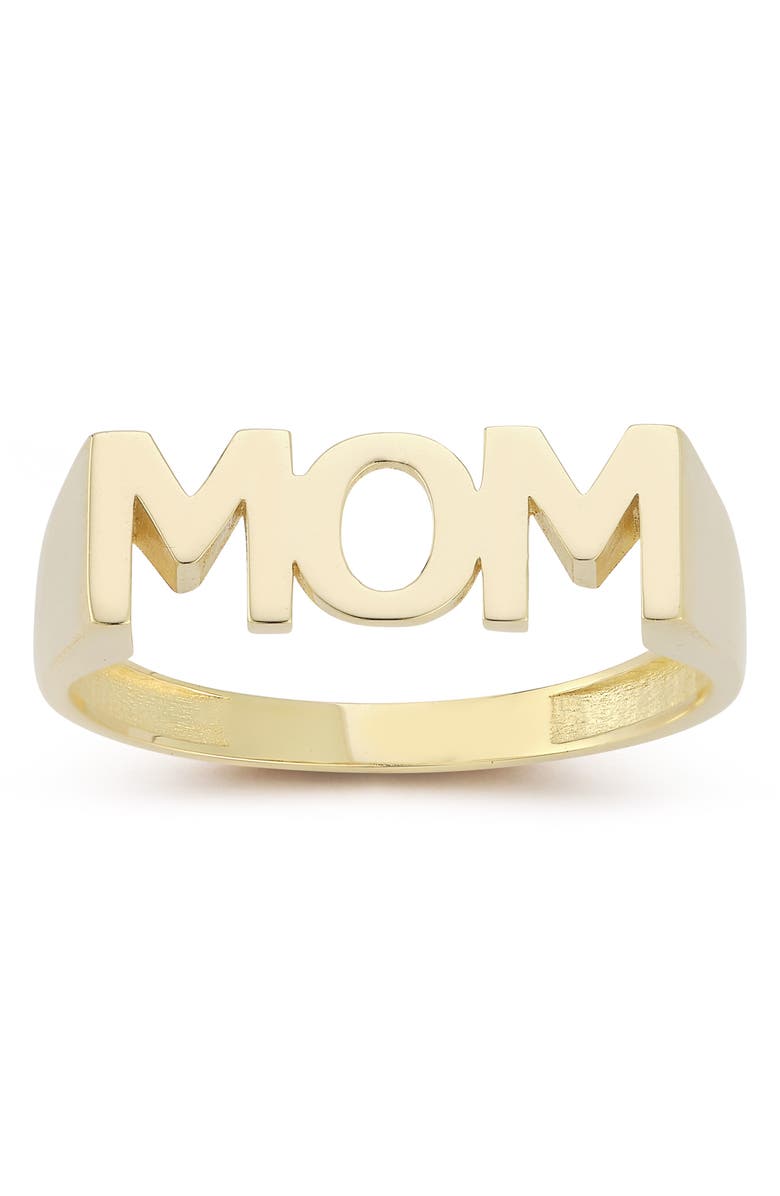 Ember Fine Jewelry 14K Gold Mom Ring, Alternate, color, Gold