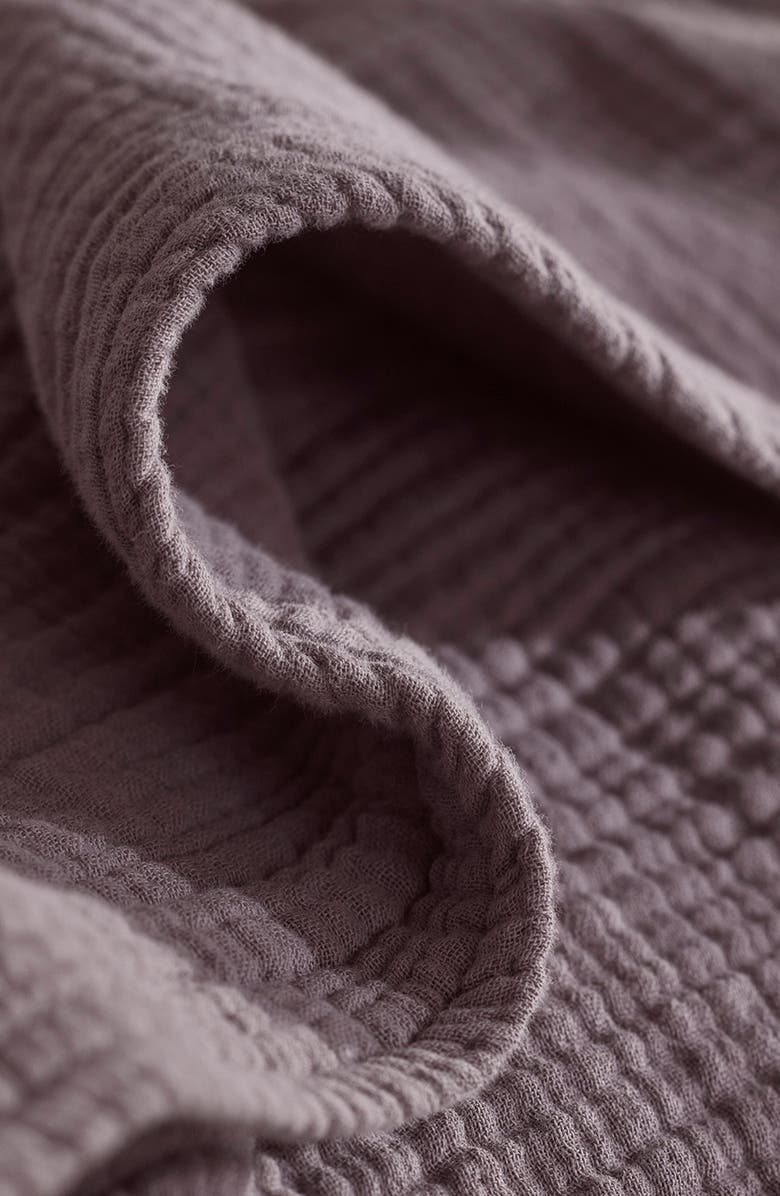 Boll & Branch Dream Bed Blanket, Alternate, color, Plum