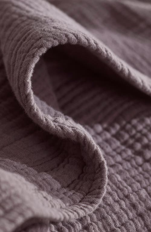 Boll & Branch Dream Bed Blanket In Purple