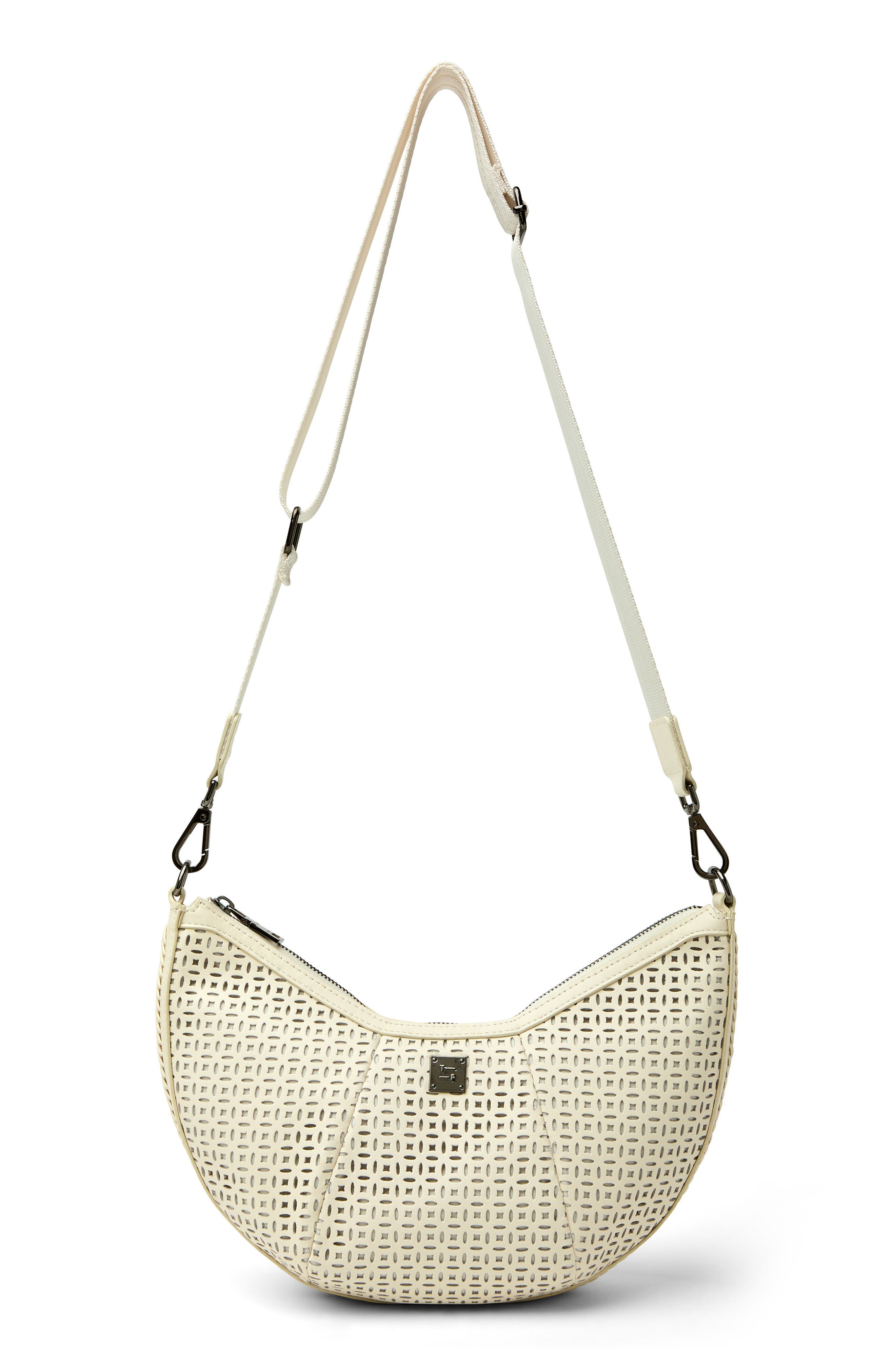  Cream Perforated Leather