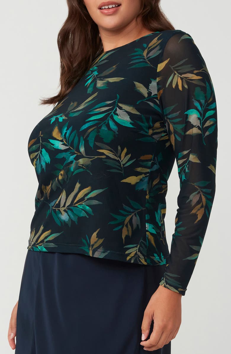 Estelle Foliage Whisper Top, Alternate, color, 