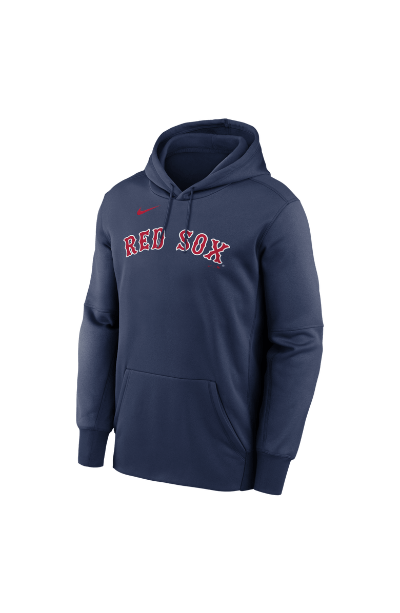 Nike Men's Nike Navy Boston Red Sox Primary Wordmark Therma Hoodie, Alternate, color, Navy