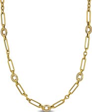 Julianna B. Cubic Zirconia Chain Necklace 14k