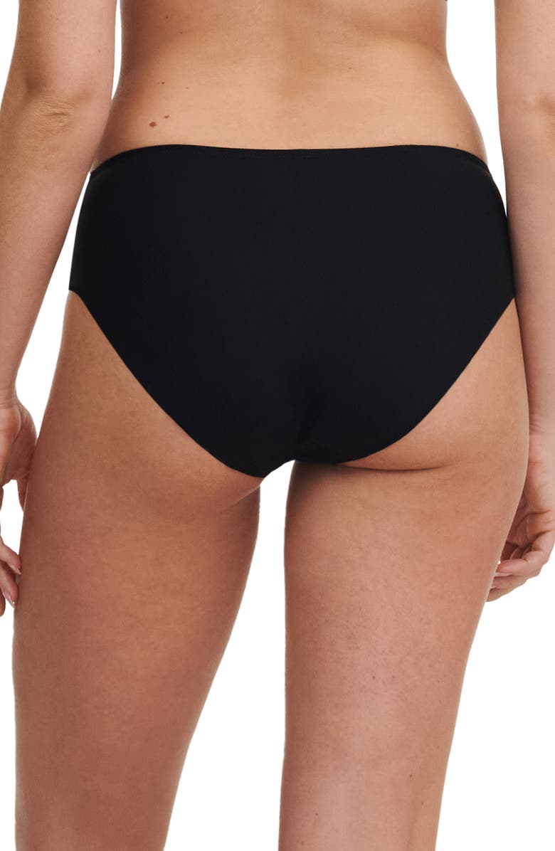 Chantelle Lingerie Origins Orchids Lace Bikini, Alternate, color, Black