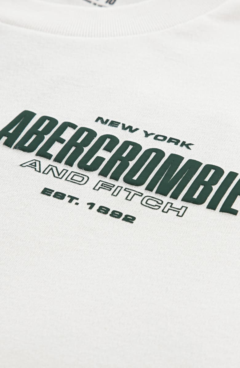 abercrombie kids Kids
 1892 Logo Boxy Graphic T-Shirt, Alternate, color, Jet Stream