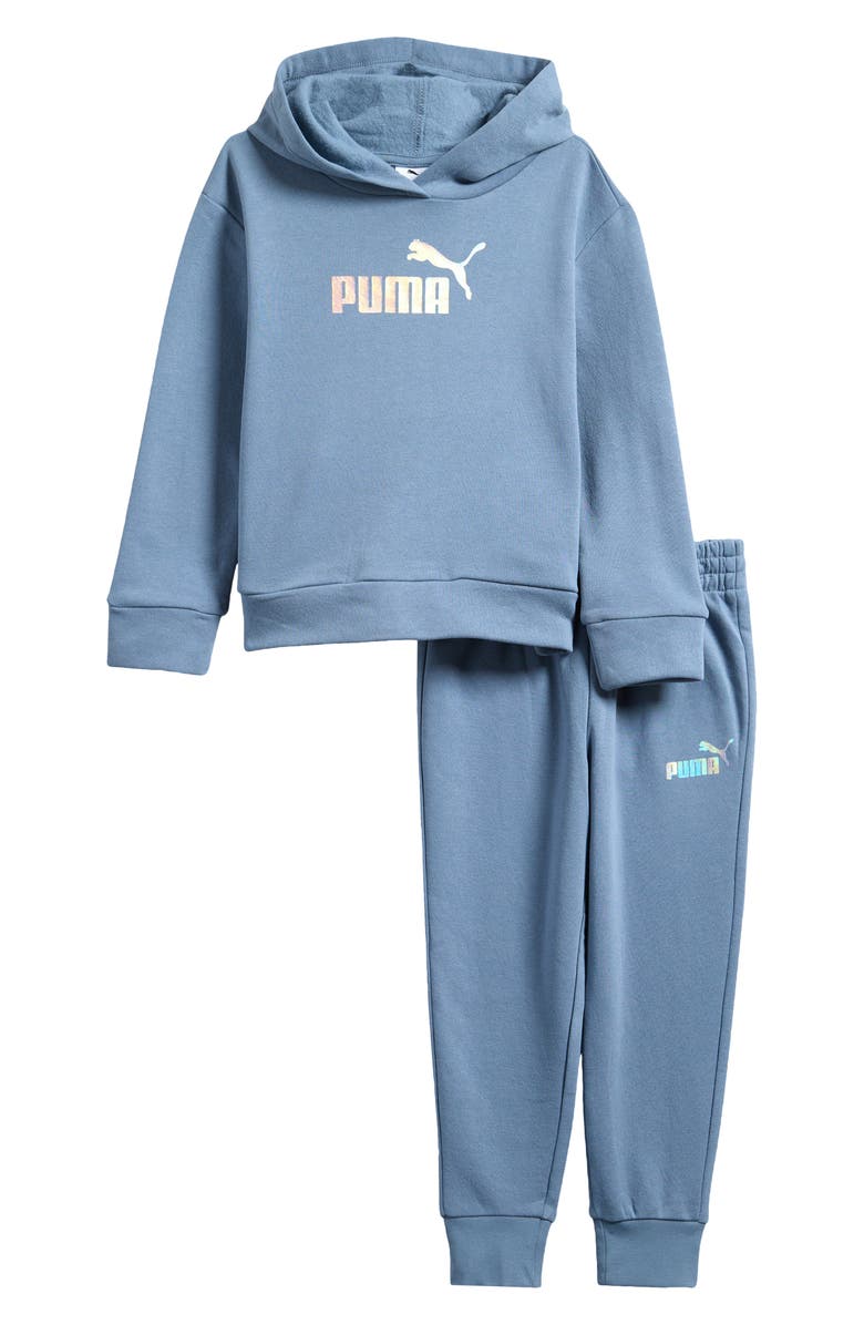 PUMA Kids' Fleece Pullover Hoodie & Joggers Set, Main, color,