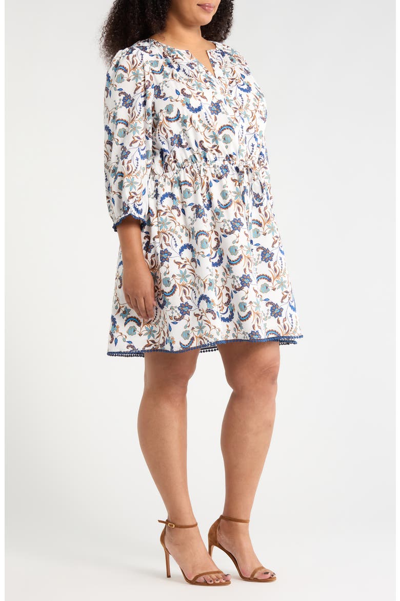 Ralston Floral Print Dress, Alternate, color, OFF-WHITE-MULTI