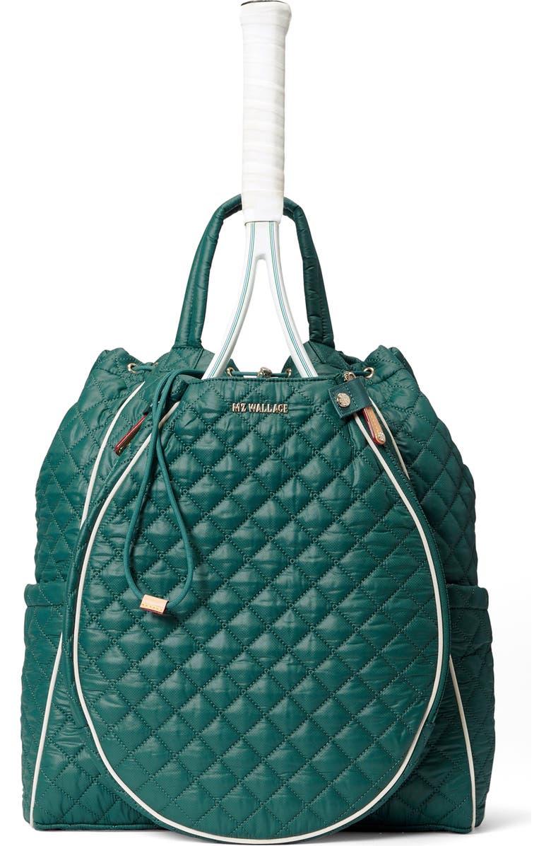 MZ Wallace Doubles Convertible Quilted Tennis Backpack, Main, color,