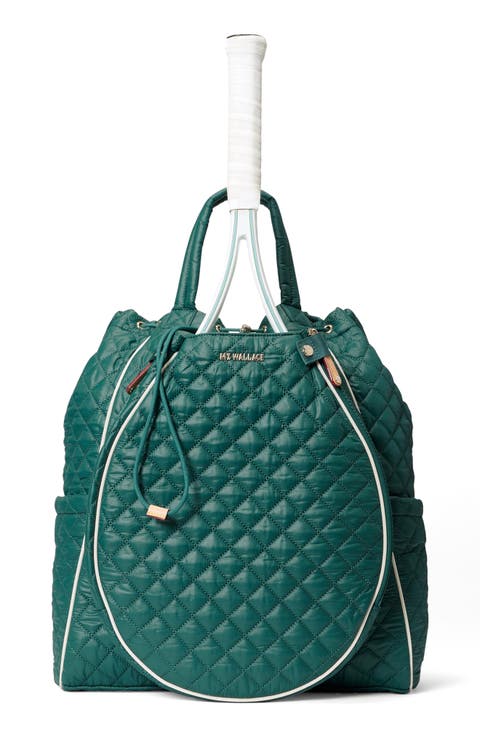 Doubles Convertible Quilted Tennis Backpack