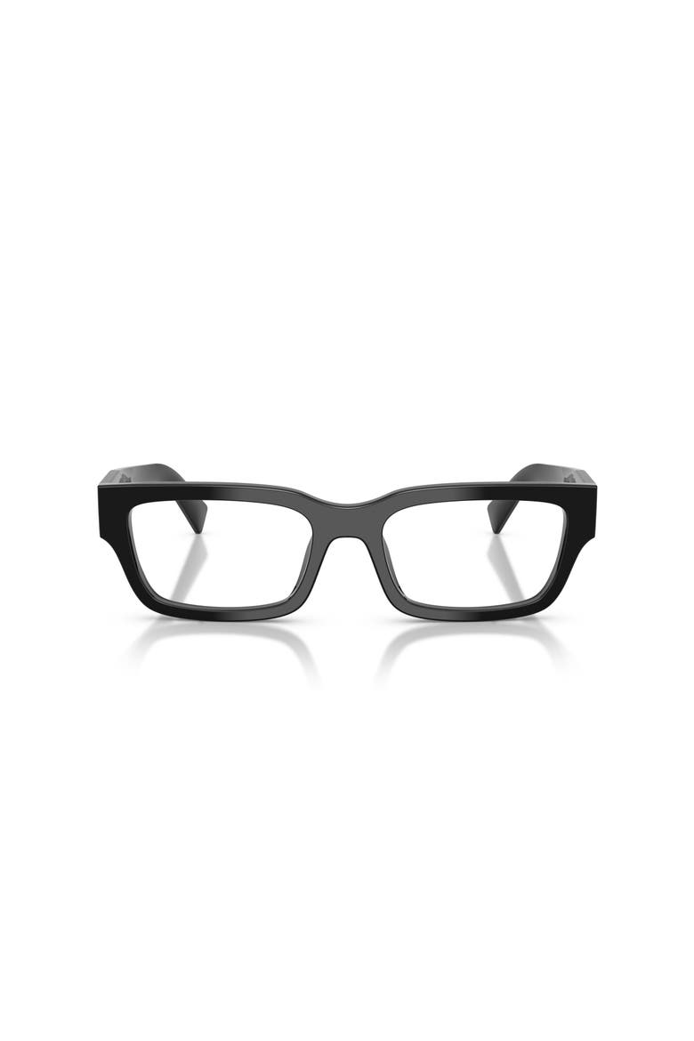 56mm Rectangle optical glasses, Alternate, color, Black