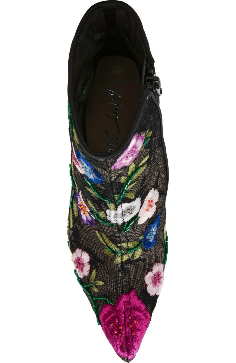 Betsey Johnson Knox Pointed Toe Bootie, Alternate, color,