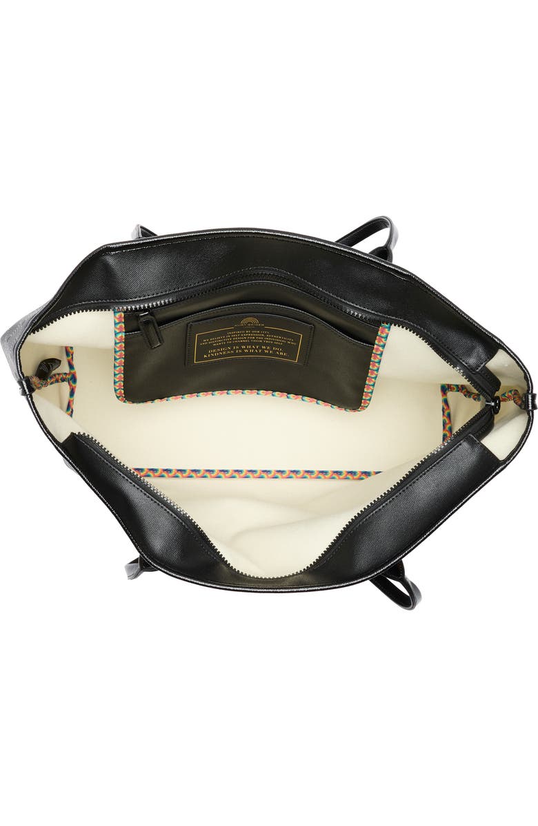 Kurt Geiger London Pimlico Large Leather Tote, Alternate, color, Black