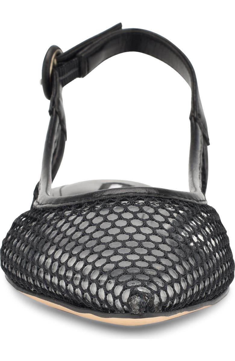 Nine West Branid Pointed Toe Slingback Flat, Alternate, color,