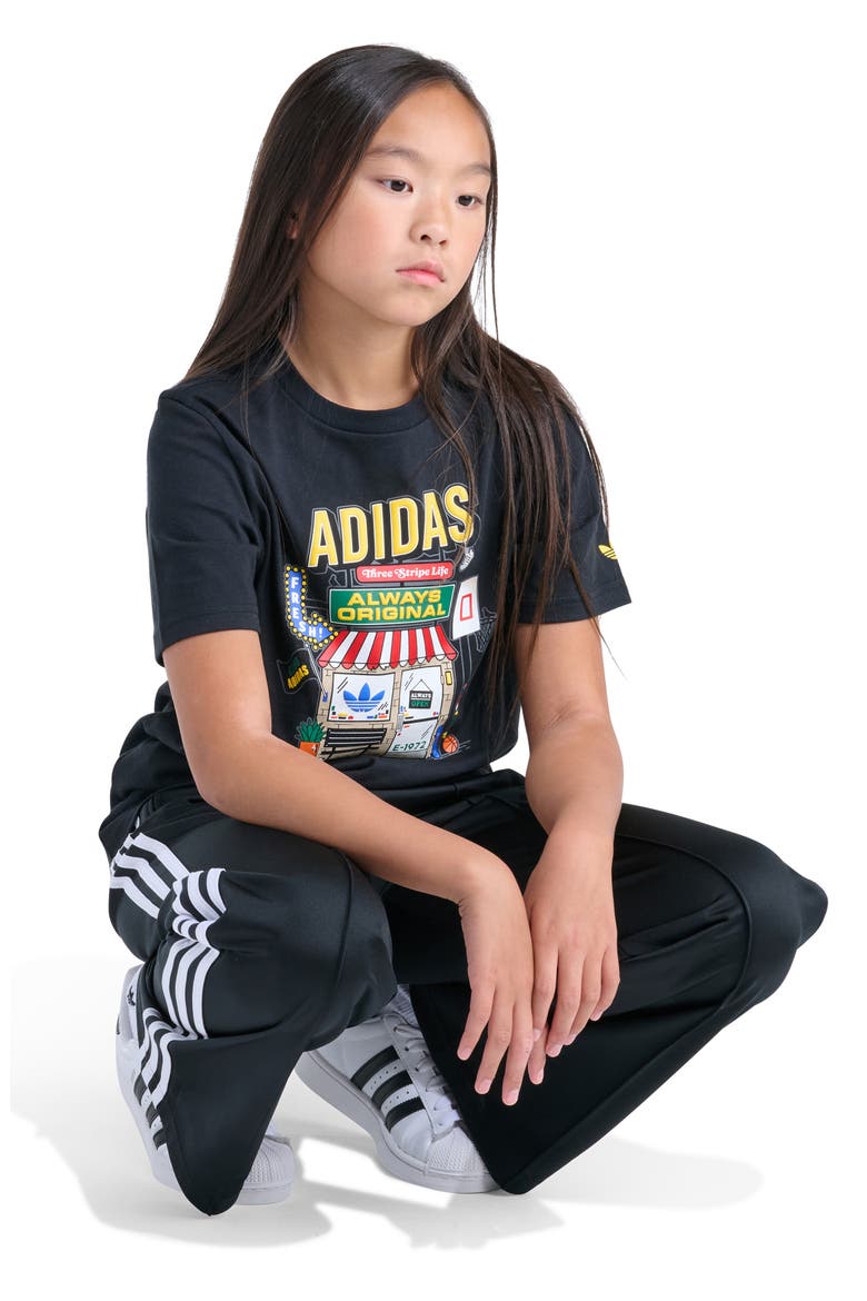 Kids' Shoe Shop Graphic T-Shirt, Alternate, color, BLACK