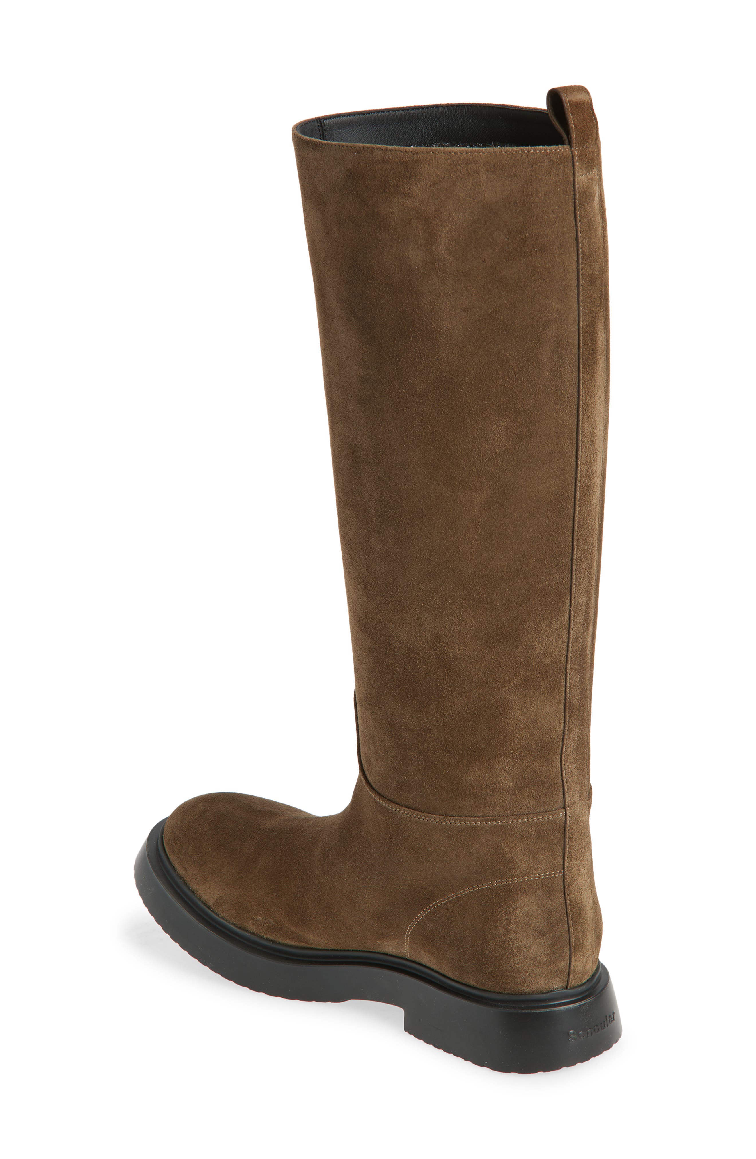 Proenza Schouler Bank Knee High Boot, Alternate, color, Bark