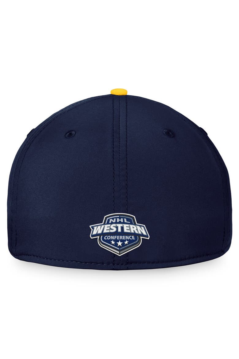 Men's Fanatics Branded Navy/Gold St. Louis Blues Fundamental 2-Tone Flex Hat, Alternate, color, Navy