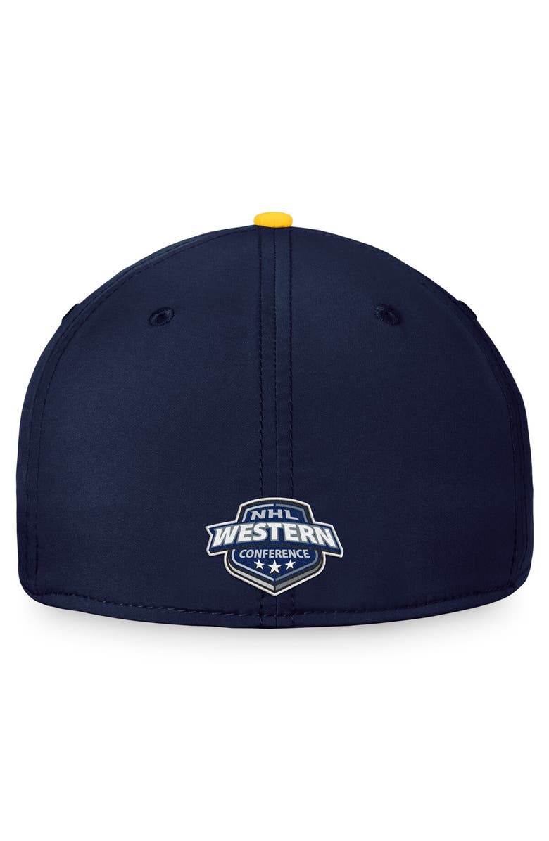 FANATICS Men's Fanatics Branded Navy/Gold St. Louis Blues Fundamental 2-Tone Flex Hat, Alternate, color, Navy