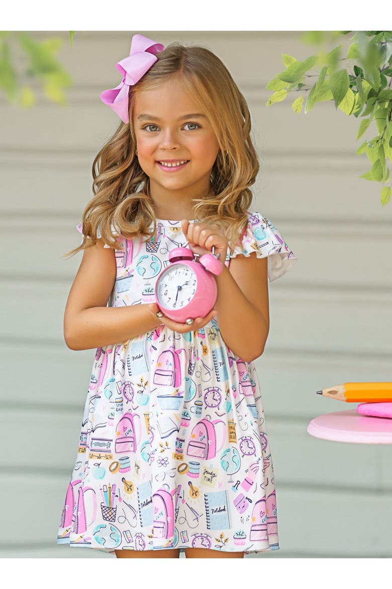 School Supplies Skater Dress, Alternate, color, Pink