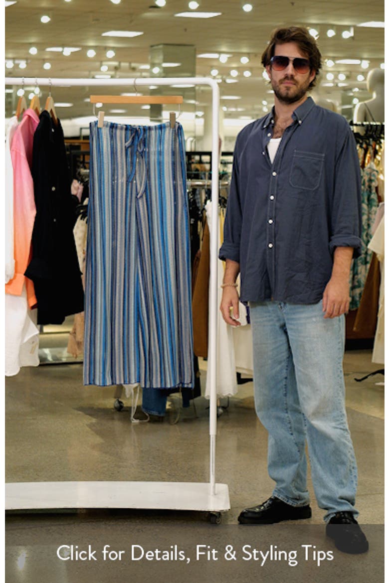 Seaside Striped Cover-Up Pants video