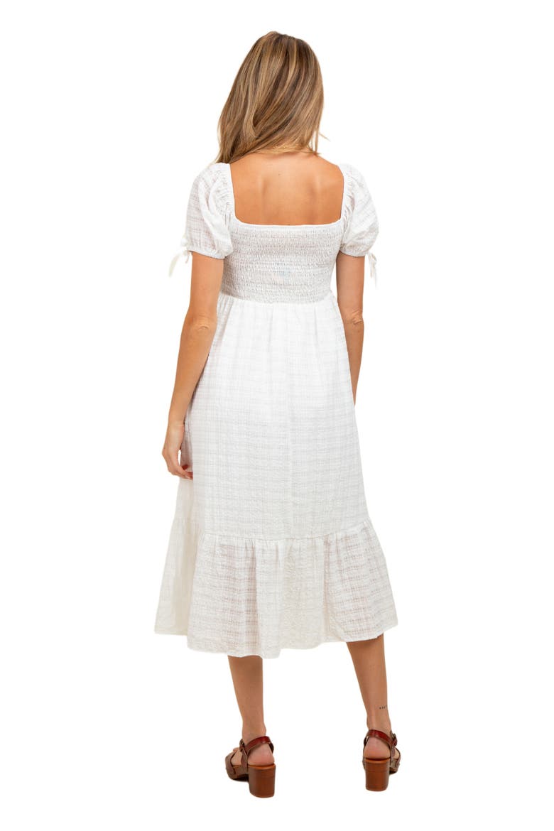Solid Sweet Heart Dress, Alternate, color, Ivory