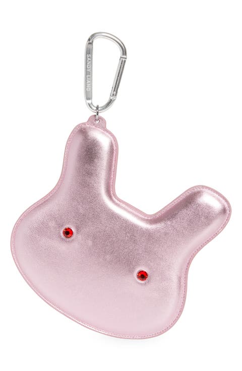 X-Large Terminator Metallic Leather Bag Charm