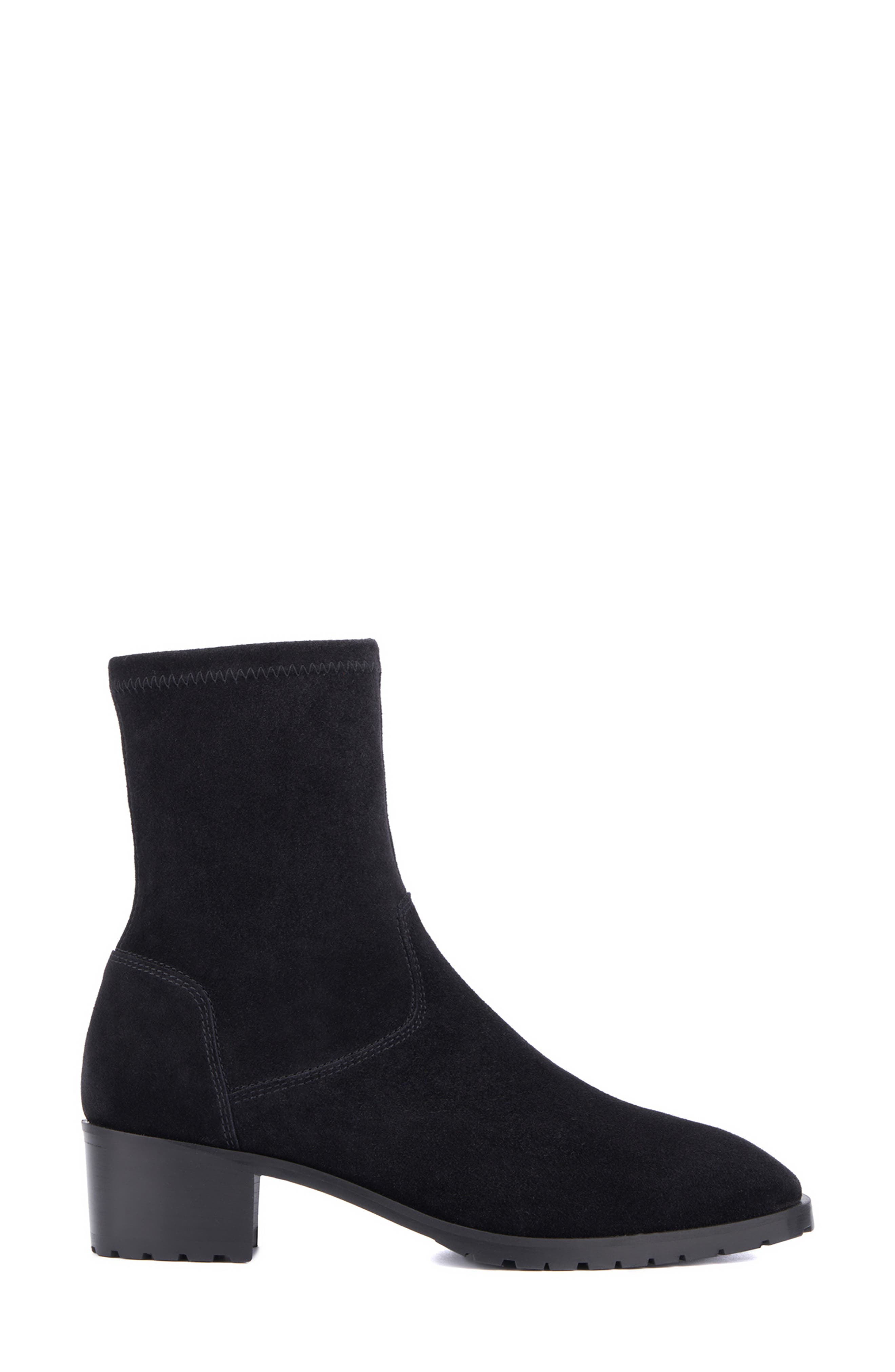 Aquatalia Roza Weatherproof Sock Bootie, Alternate, color, Black