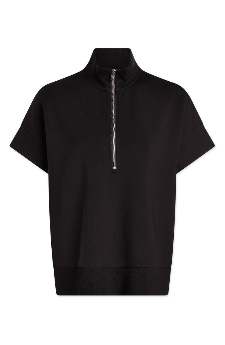 Varley Ritchie Short Sleeve Half Zip, Alternate, color, Black